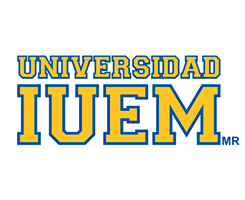 Logo de la Universidad IUEM, institución educativa en México.