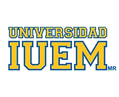 Logo de la Universidad IUEM, institución educativa en México.