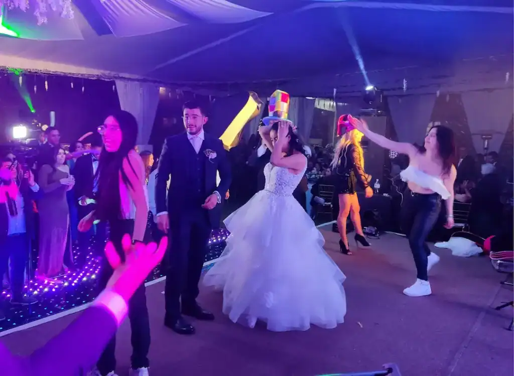 Boda de Sandra y Eduardo con música en vivo y animación por Alfamusic.