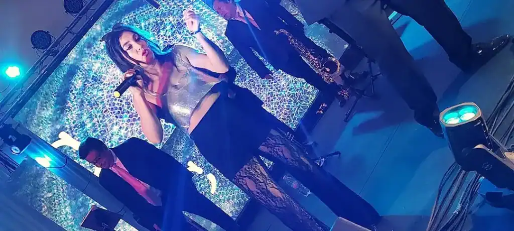 Imagen de Alfamusic en la celebración de XV años de Ana Paula, con música en vivo y ambiente festivo.